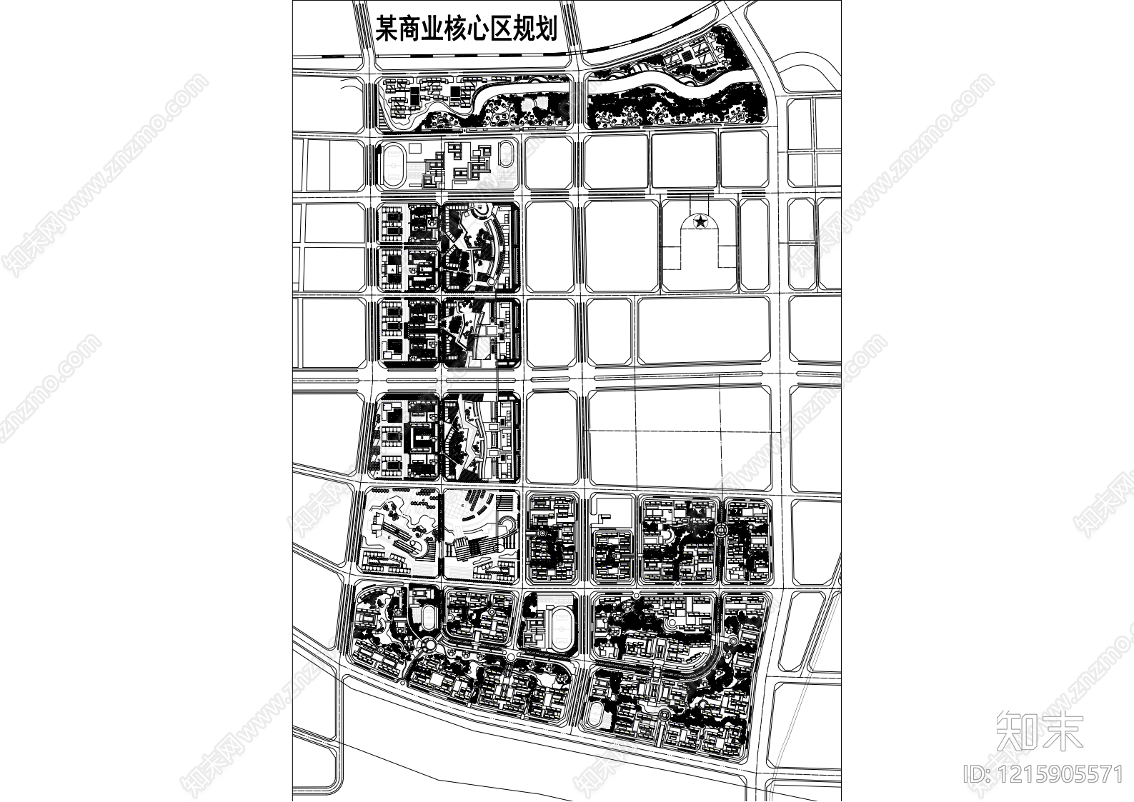 城市规划CAD图纸