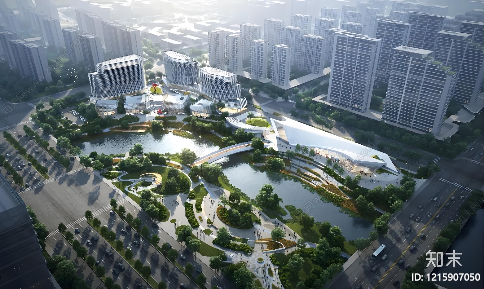 现代商业综合体施工图下载【ID:1215907050】