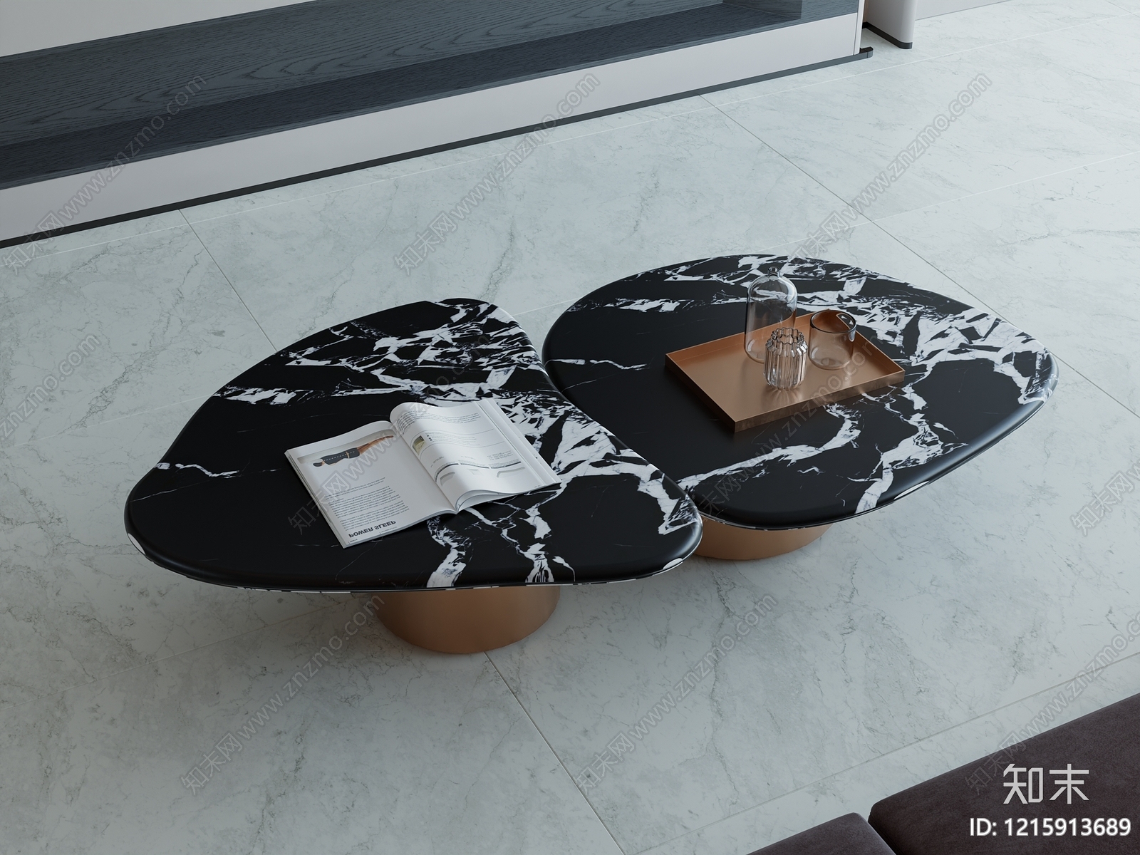 意式极简茶几3D模型下载【ID:1215913689】