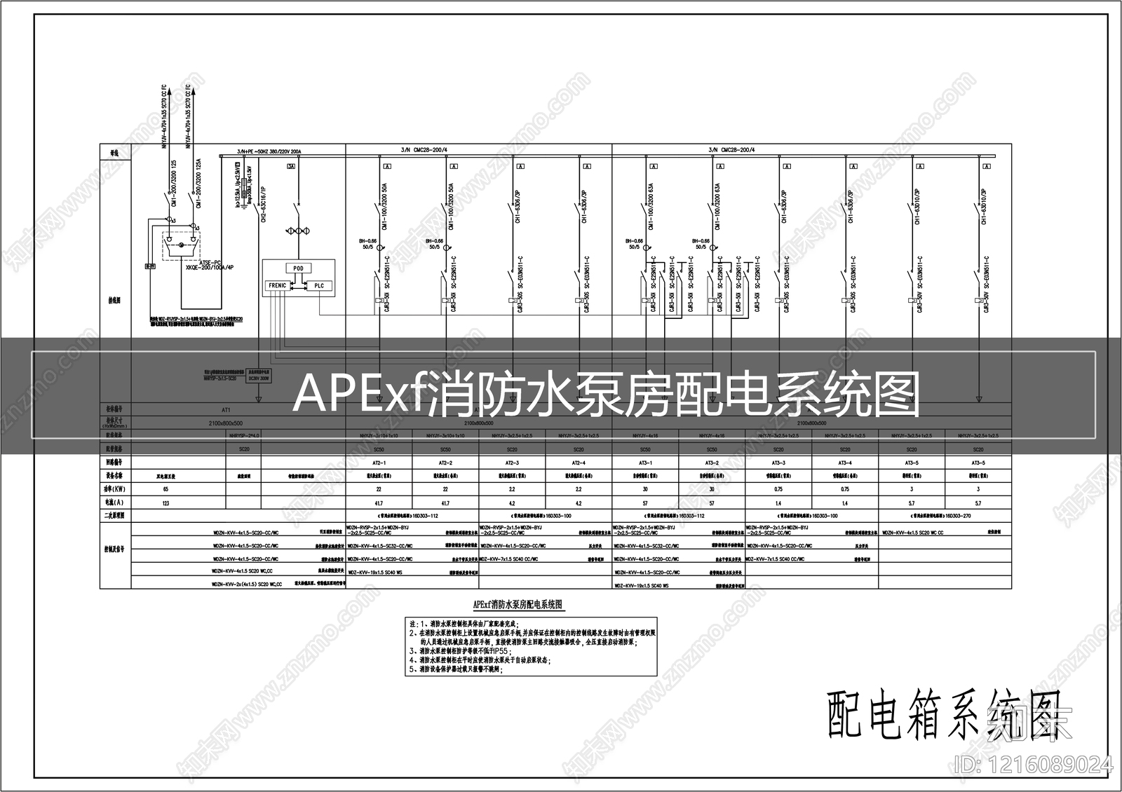 消防给水系统施工图下载【ID:1216089024】