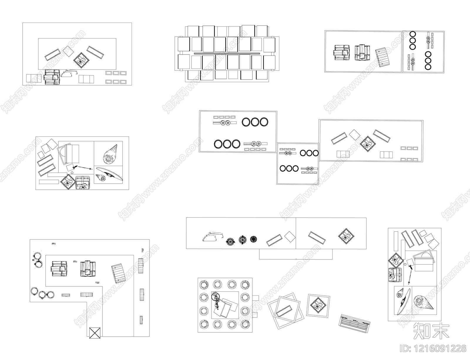 现代展台施工图下载【ID:1216091228】
