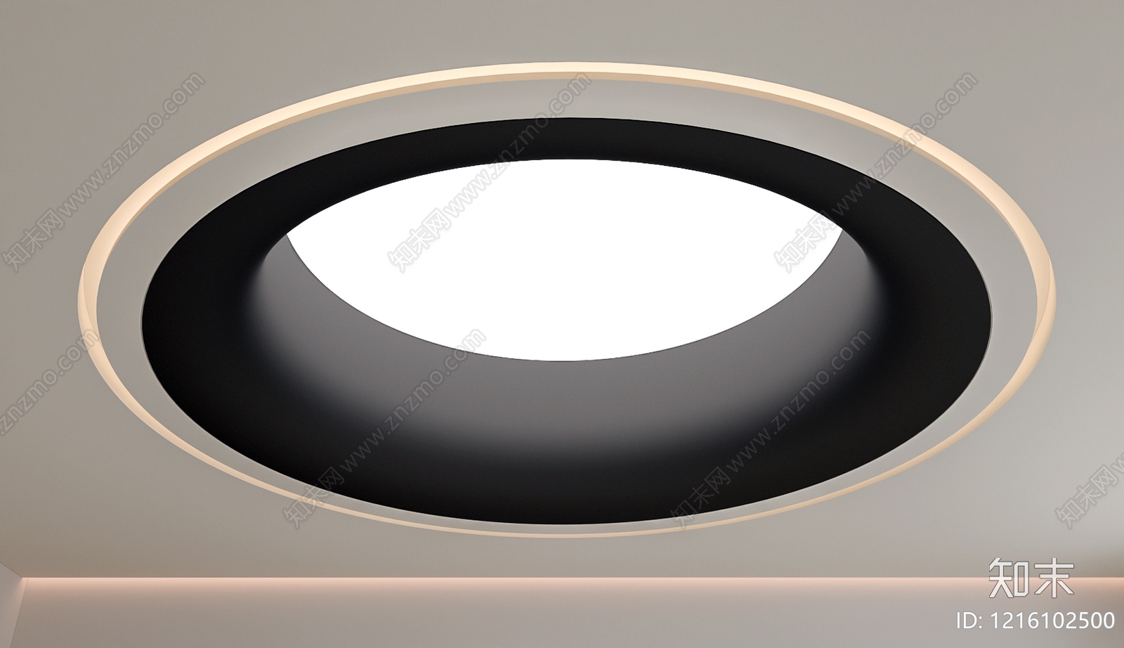 极简吊顶3D模型下载【ID:1216102500】