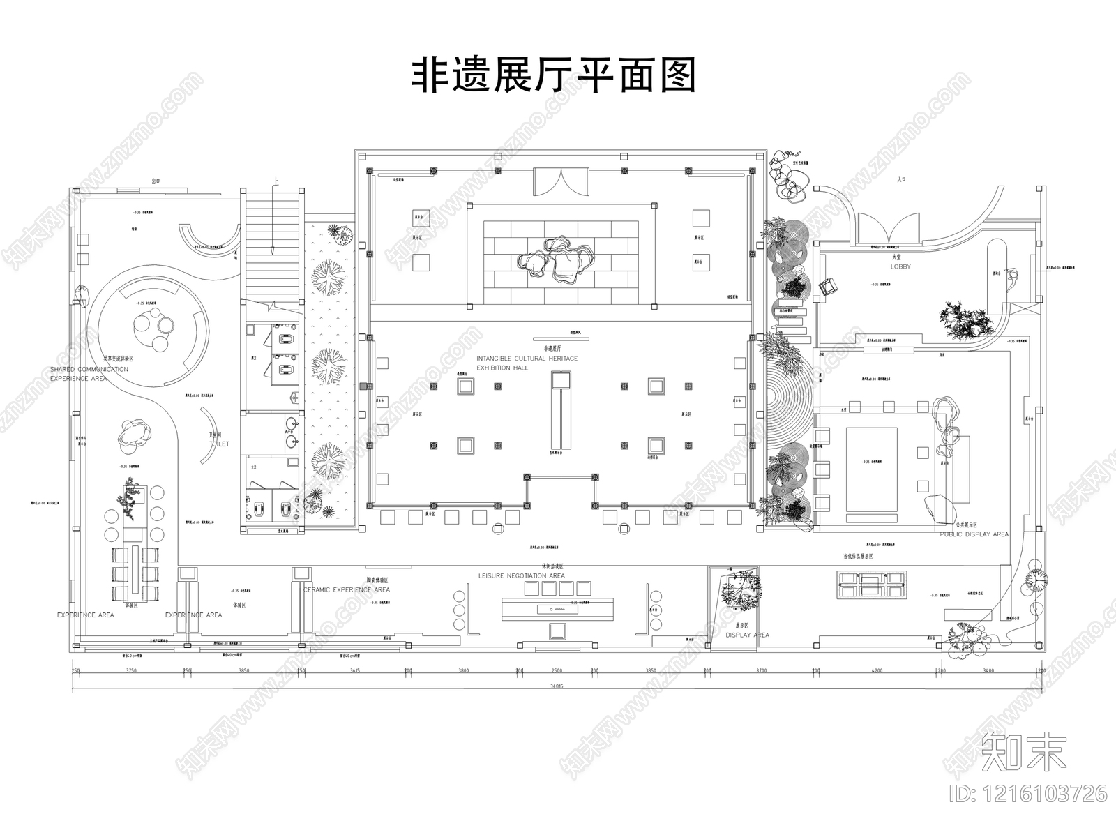 文化展厅施工图下载【ID:1216103726】