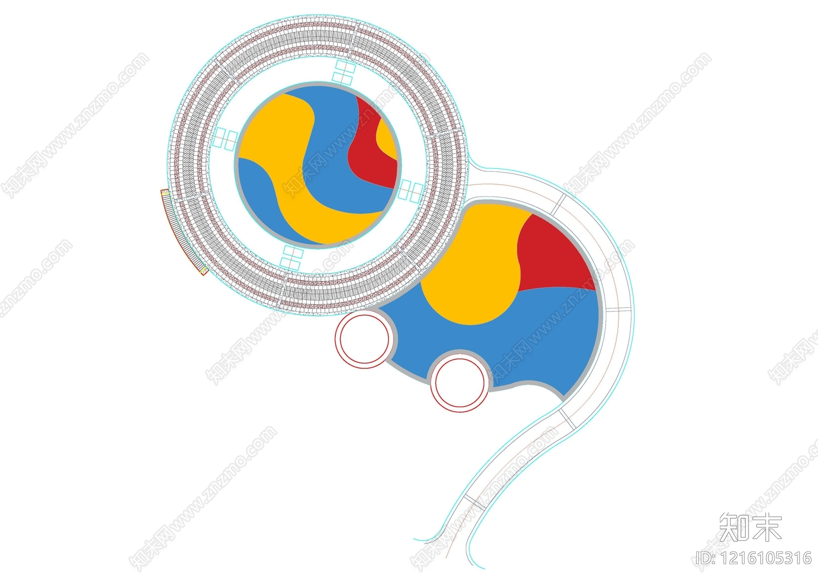 社区儿童区施工图下载【ID:1216105316】