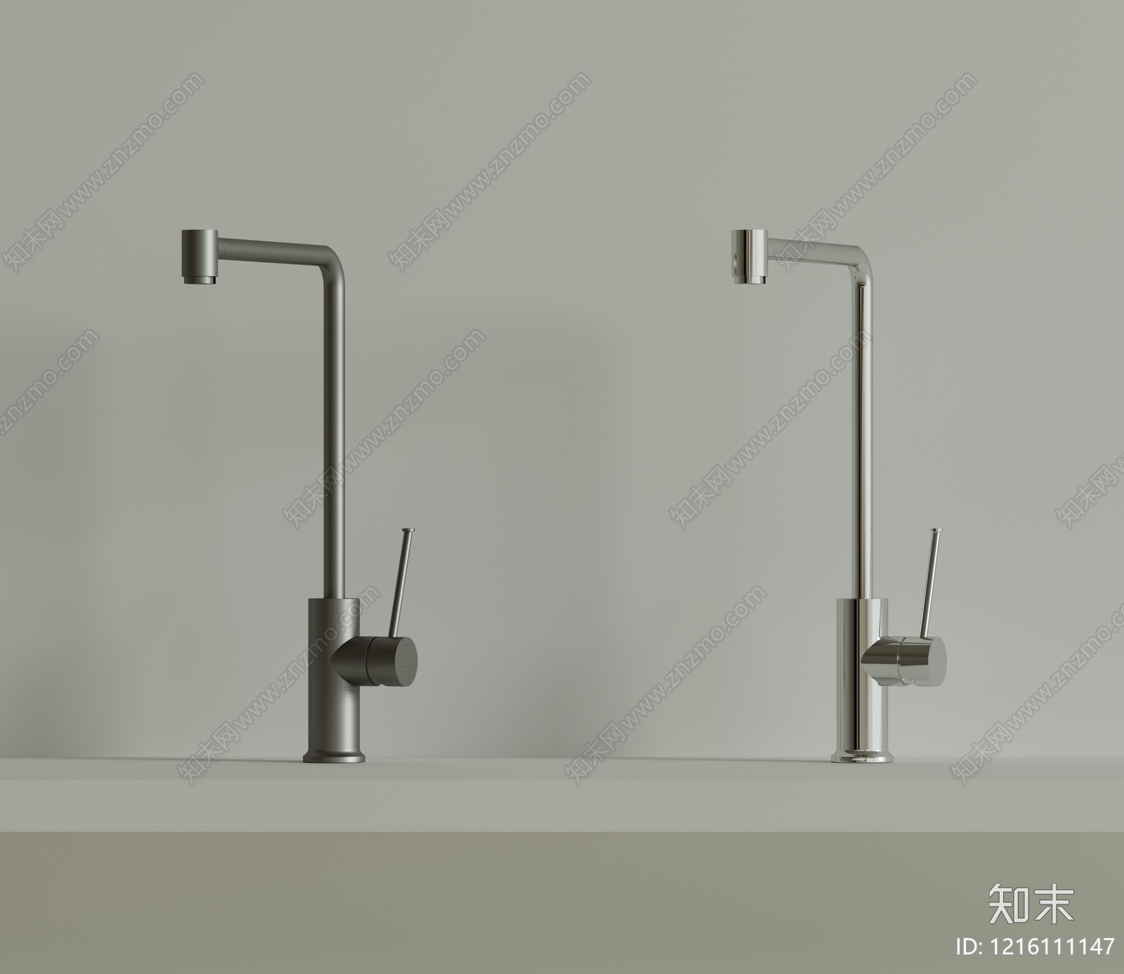 极简水龙头3D模型下载【ID:1216111147】