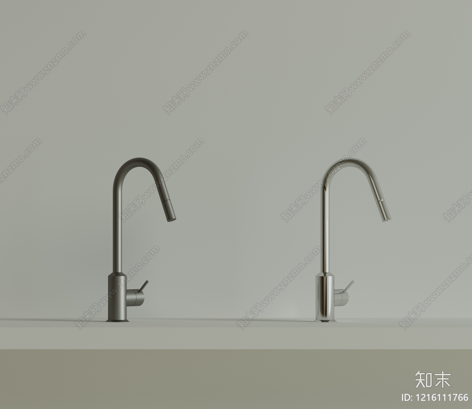 极简水龙头3D模型下载【ID:1216111766】