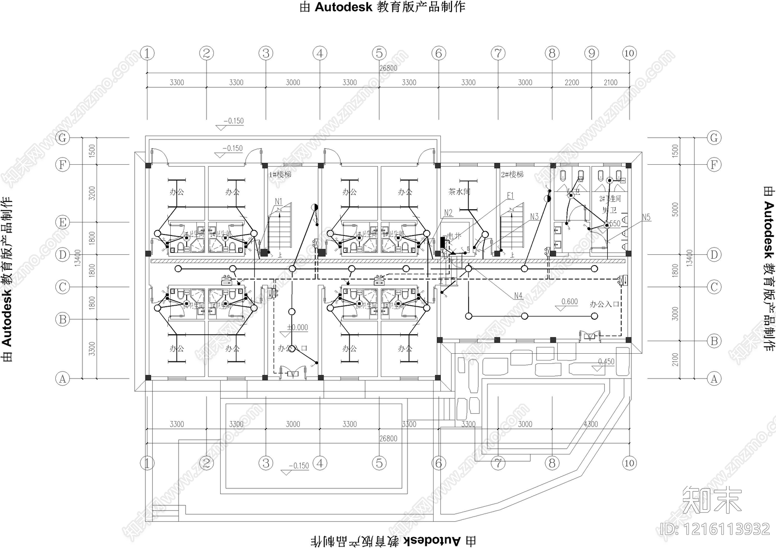 电气图cad施工图下载【ID:1216113932】