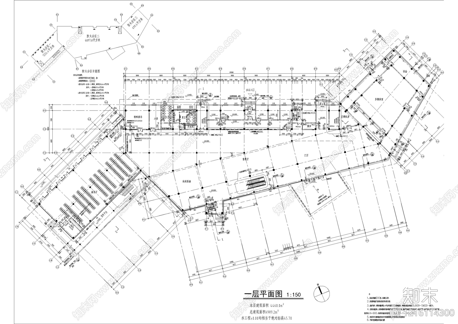 现代其他公共建筑施工图下载【ID:1216114300】