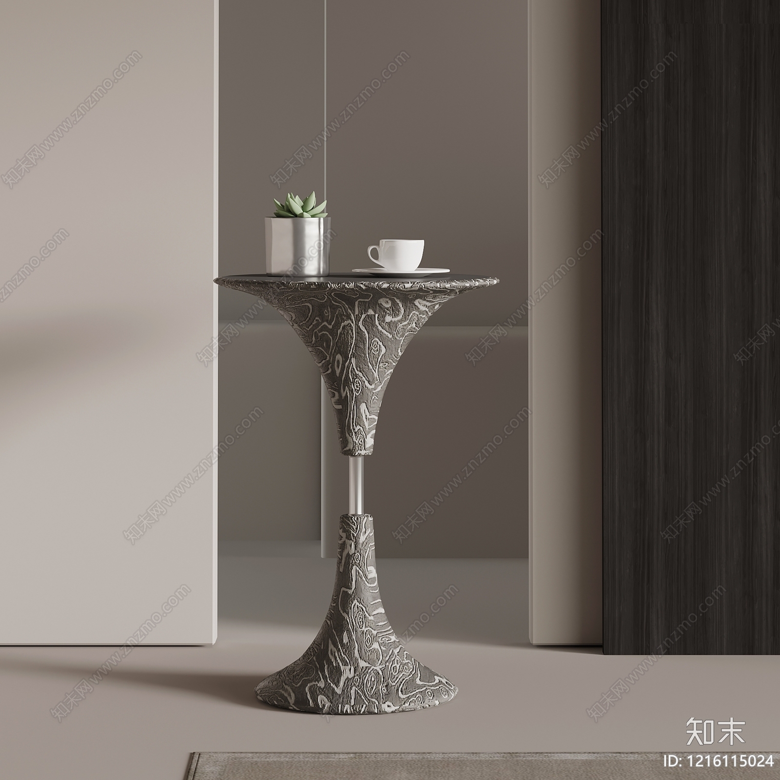 现代极简边几3D模型下载【ID:1216115024】
