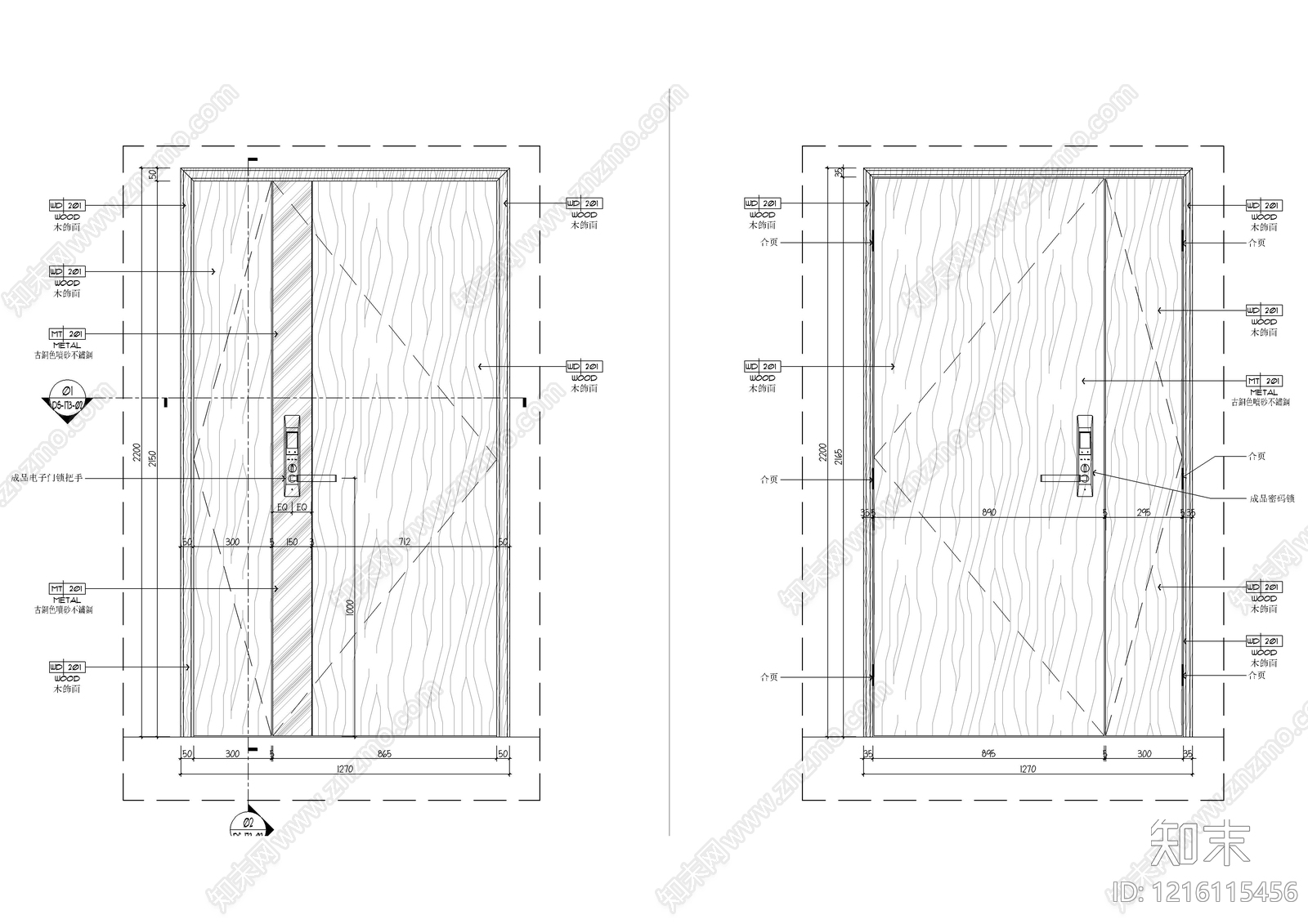 入户门施工图下载【ID:1216115456】