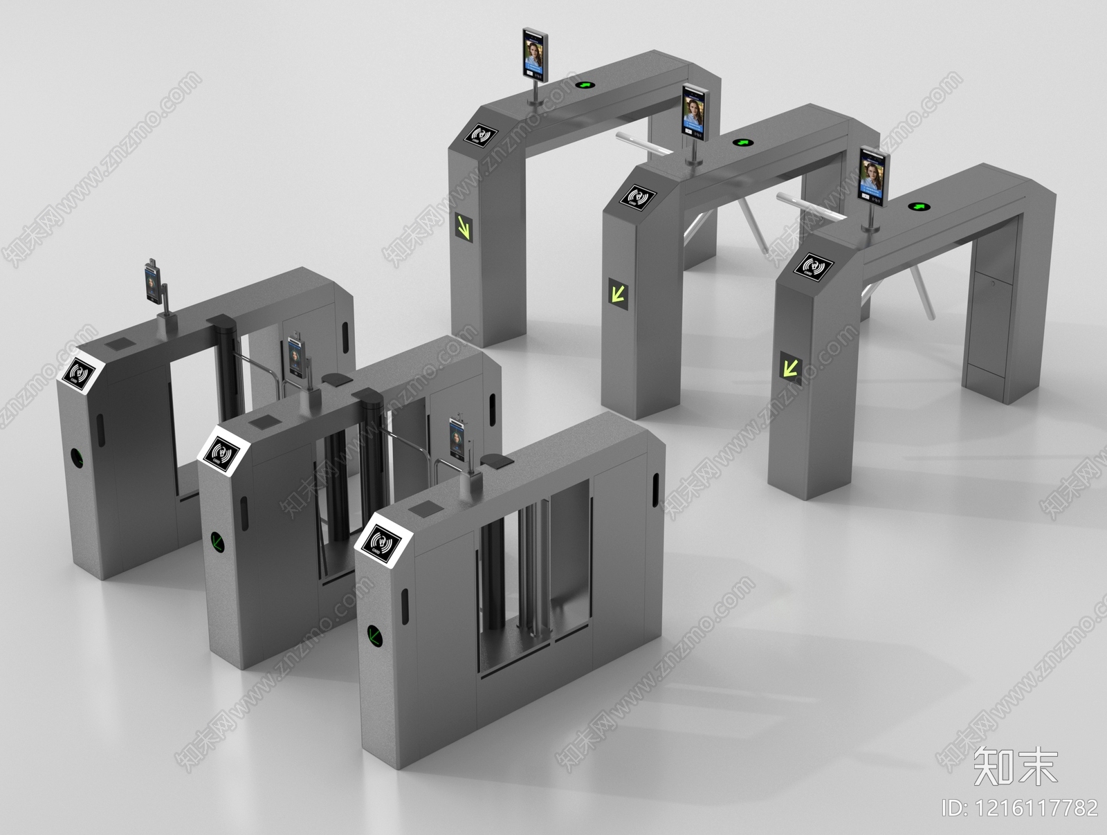 极简主义公用器材3D模型下载【ID:1216117782】