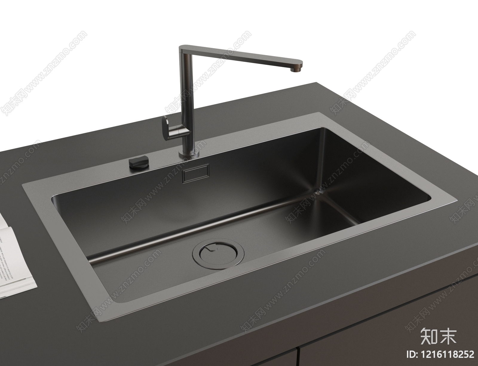 极简水槽3D模型下载【ID:1216118252】