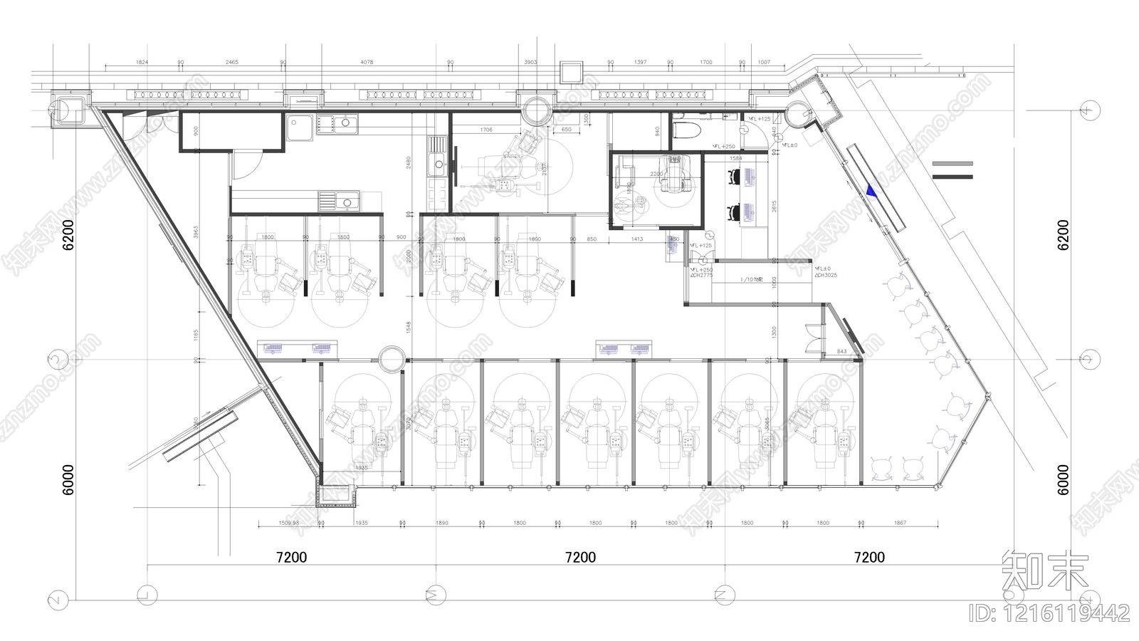 现代医院施工图下载【ID:1216119442】