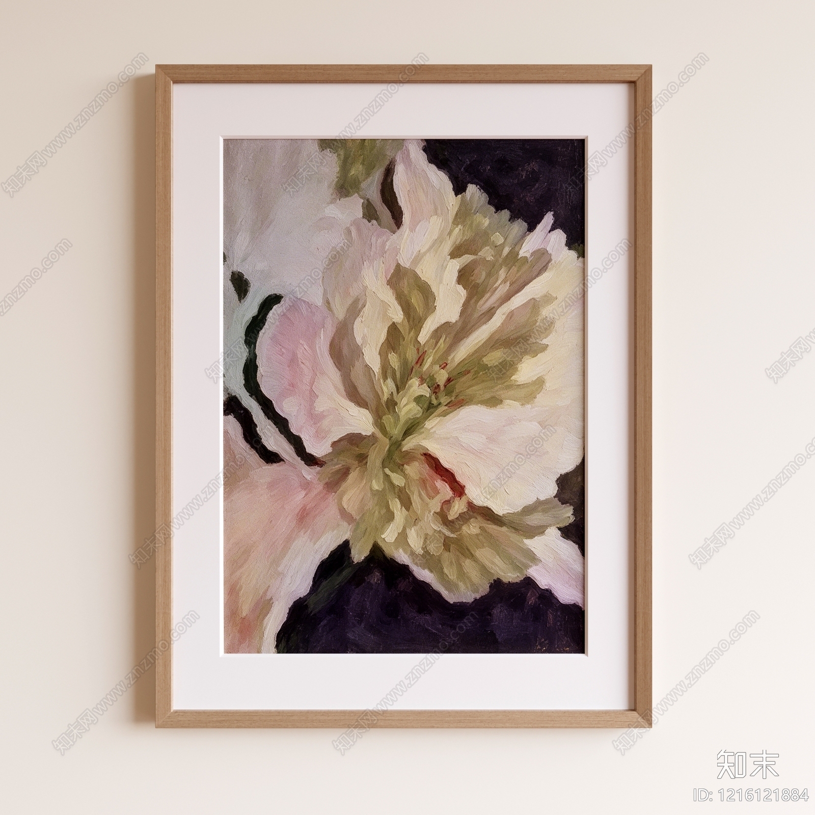 奶油风挂画SU模型下载【ID:1216121884】