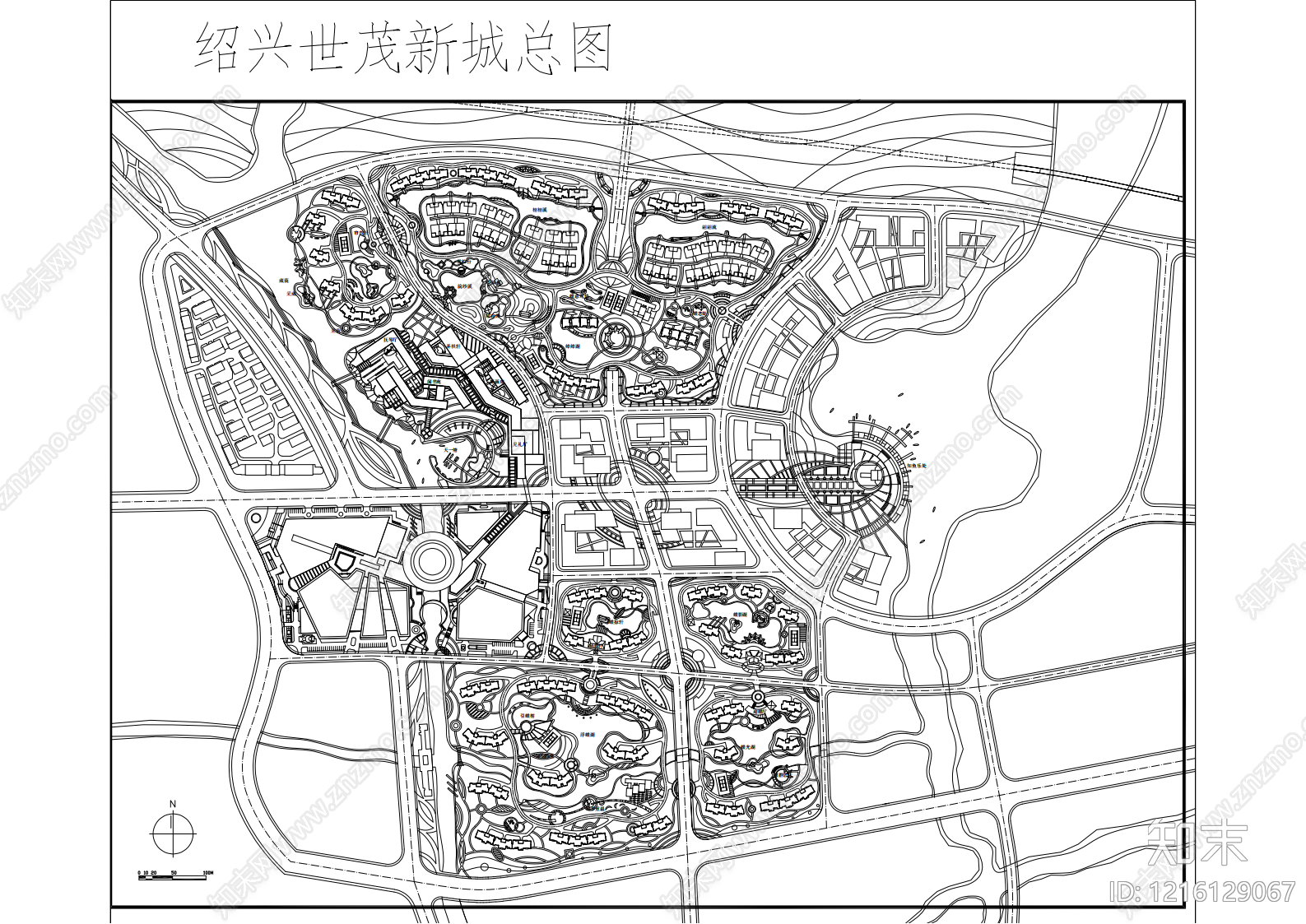 城市规划CAD图纸