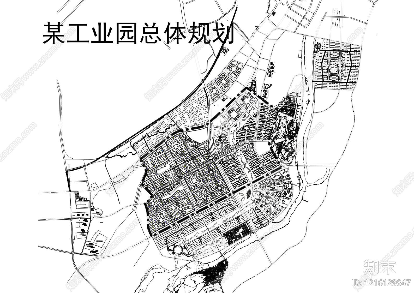 城市规划施工图下载【ID:1216129847】