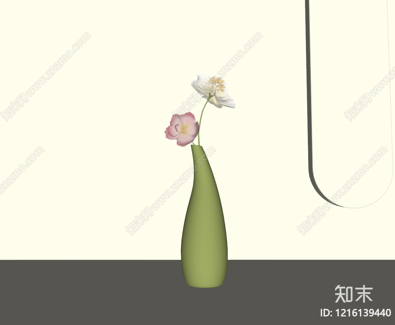 现代花瓶SU模型下载【ID:1216139440】