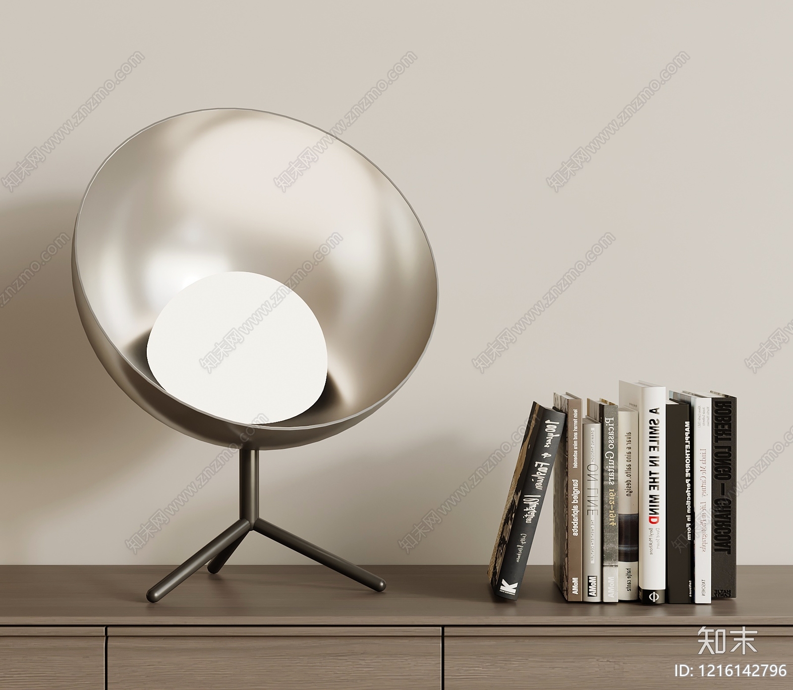 极简灯具组合3D模型下载【ID:1216142796】