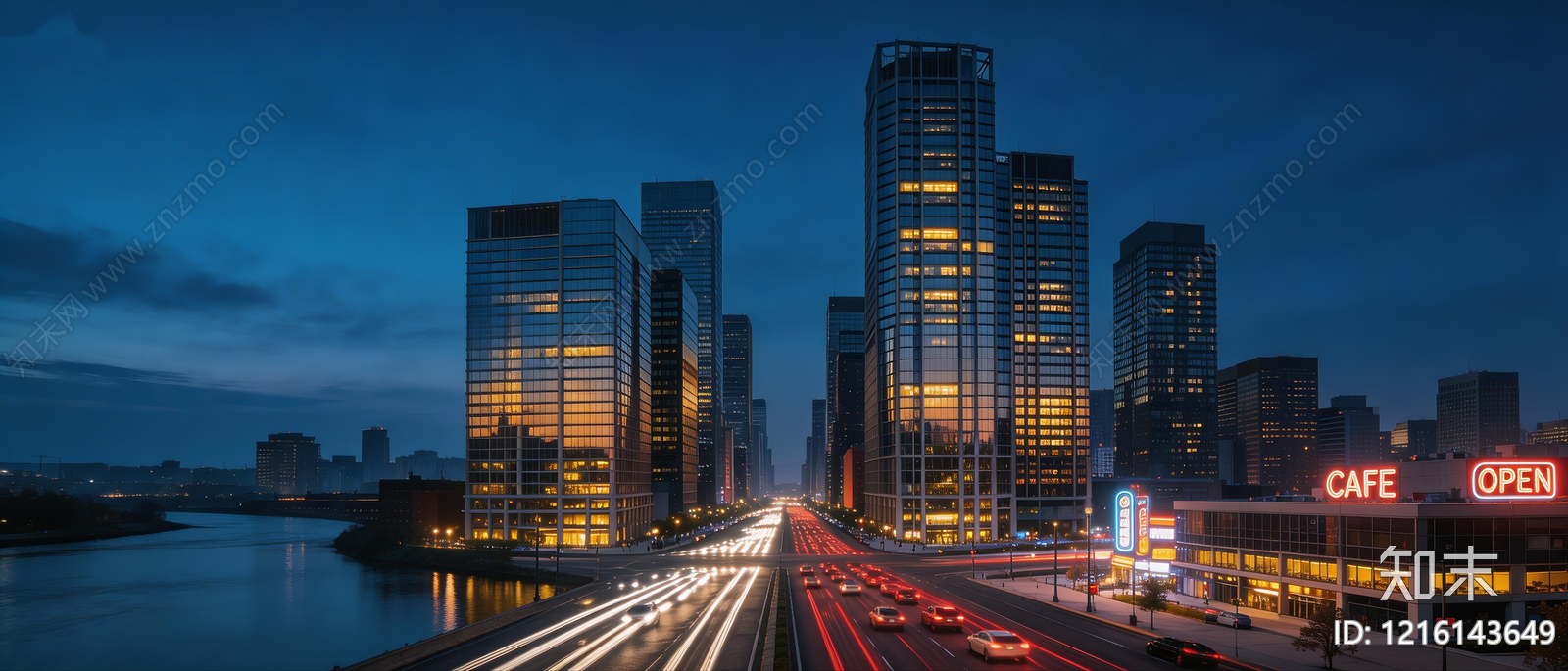 现代城市HDR贴图下载【ID:1216143649】