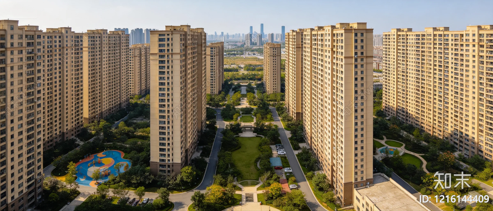 现代小区HDR贴图下载【ID:1216144409】