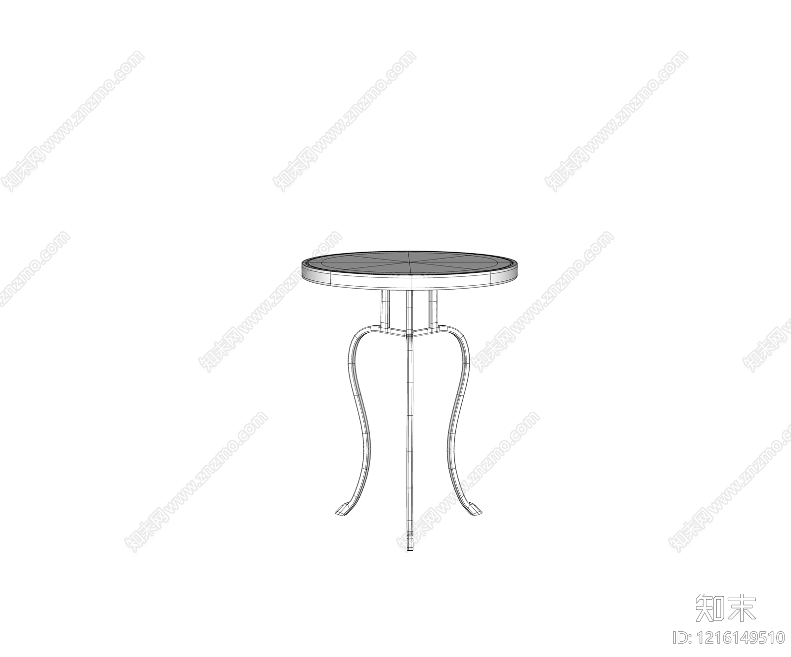 中古风边几SU模型下载【ID:1216149510】