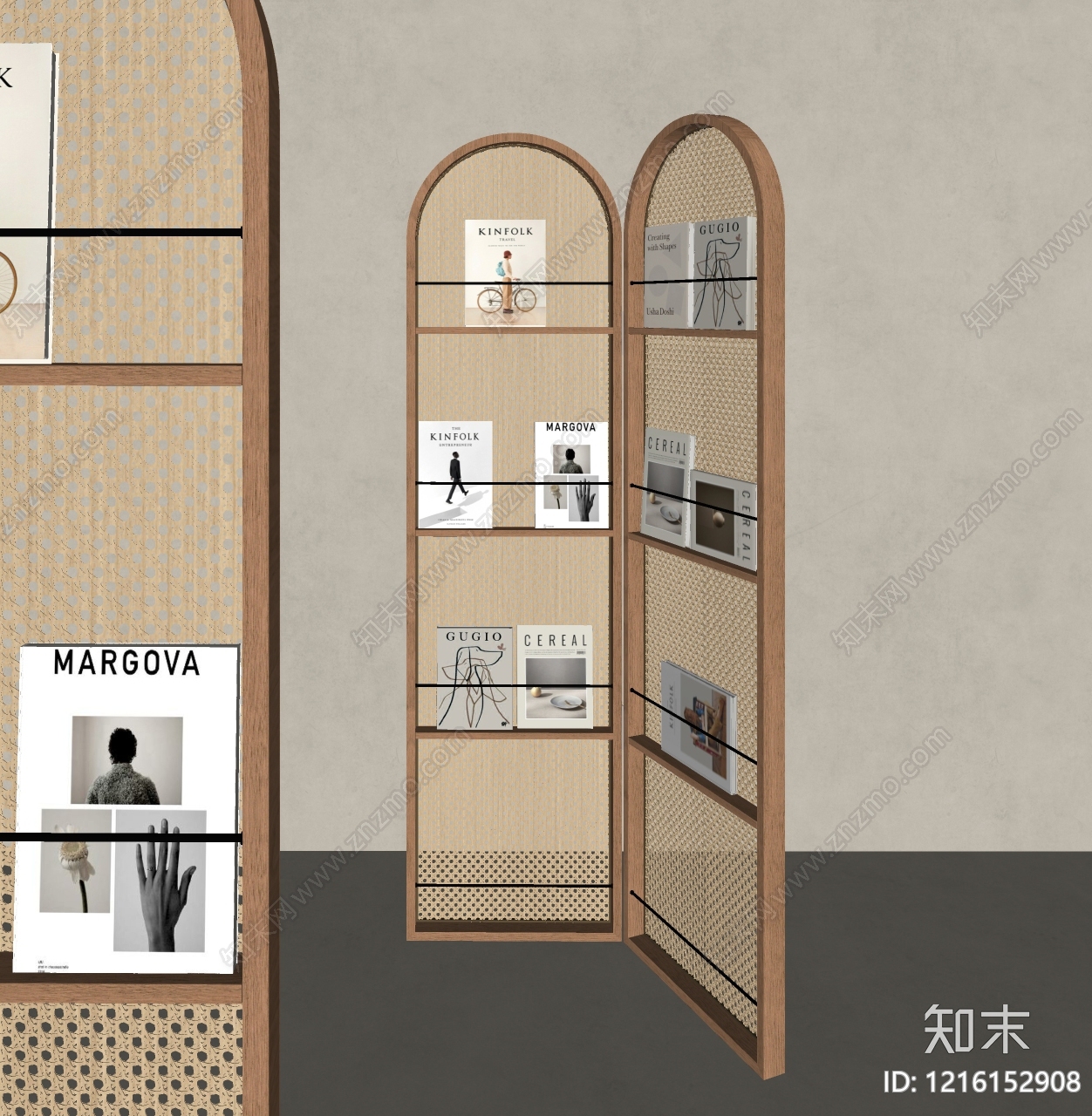 现代书架SU模型下载【ID:1216152908】