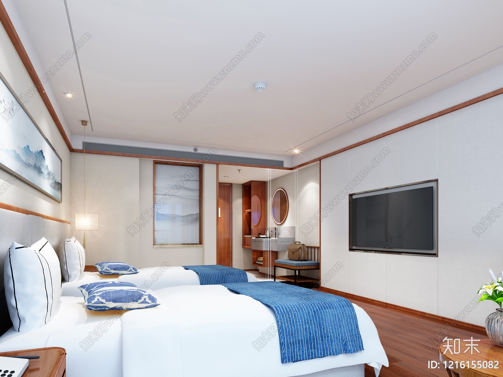 酒店客房施工图下载【ID:1216155082】