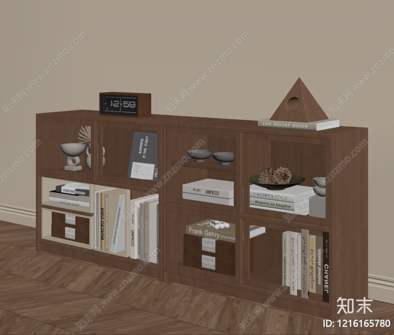 中古书架SU模型下载【ID:1216165780】