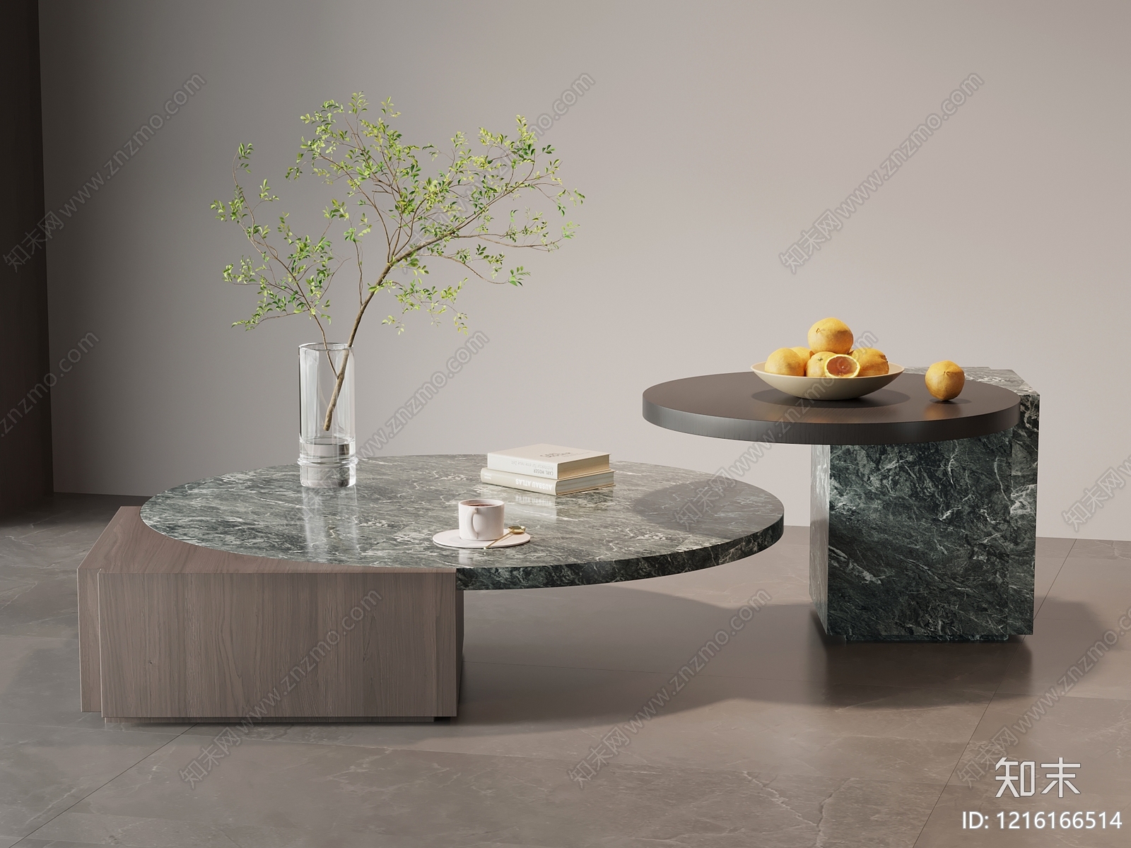 现代简约茶几3D模型下载【ID:1216166514】