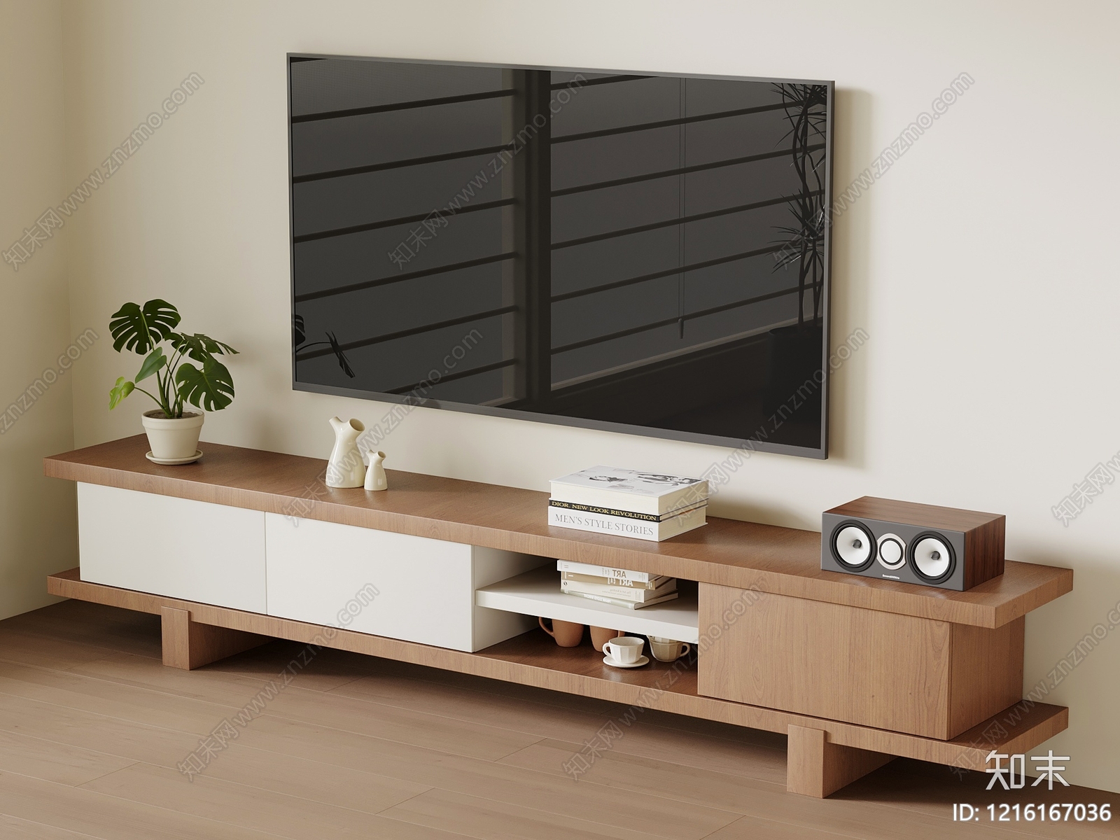 日式储物柜3D模型下载【ID:1216167036】
