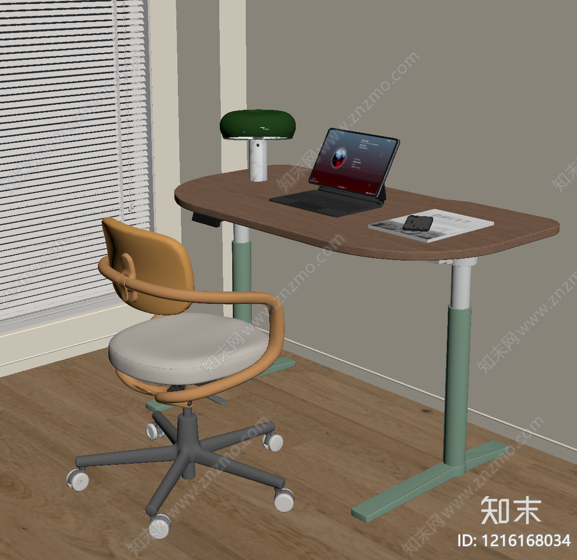 现代儿童桌椅SU模型下载【ID:1216168034】