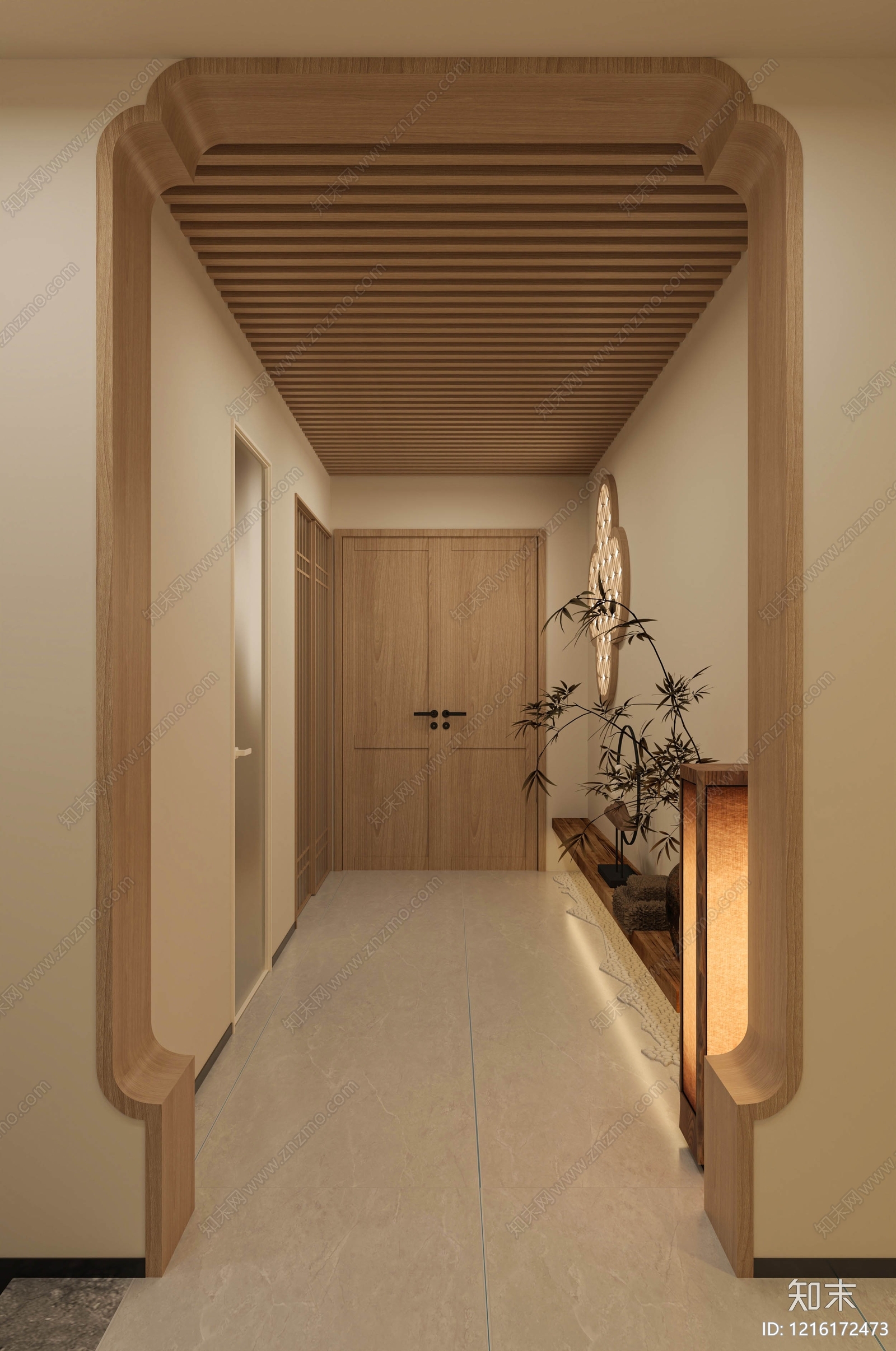 新中式其他商业空间3D模型下载【ID:1216172473】