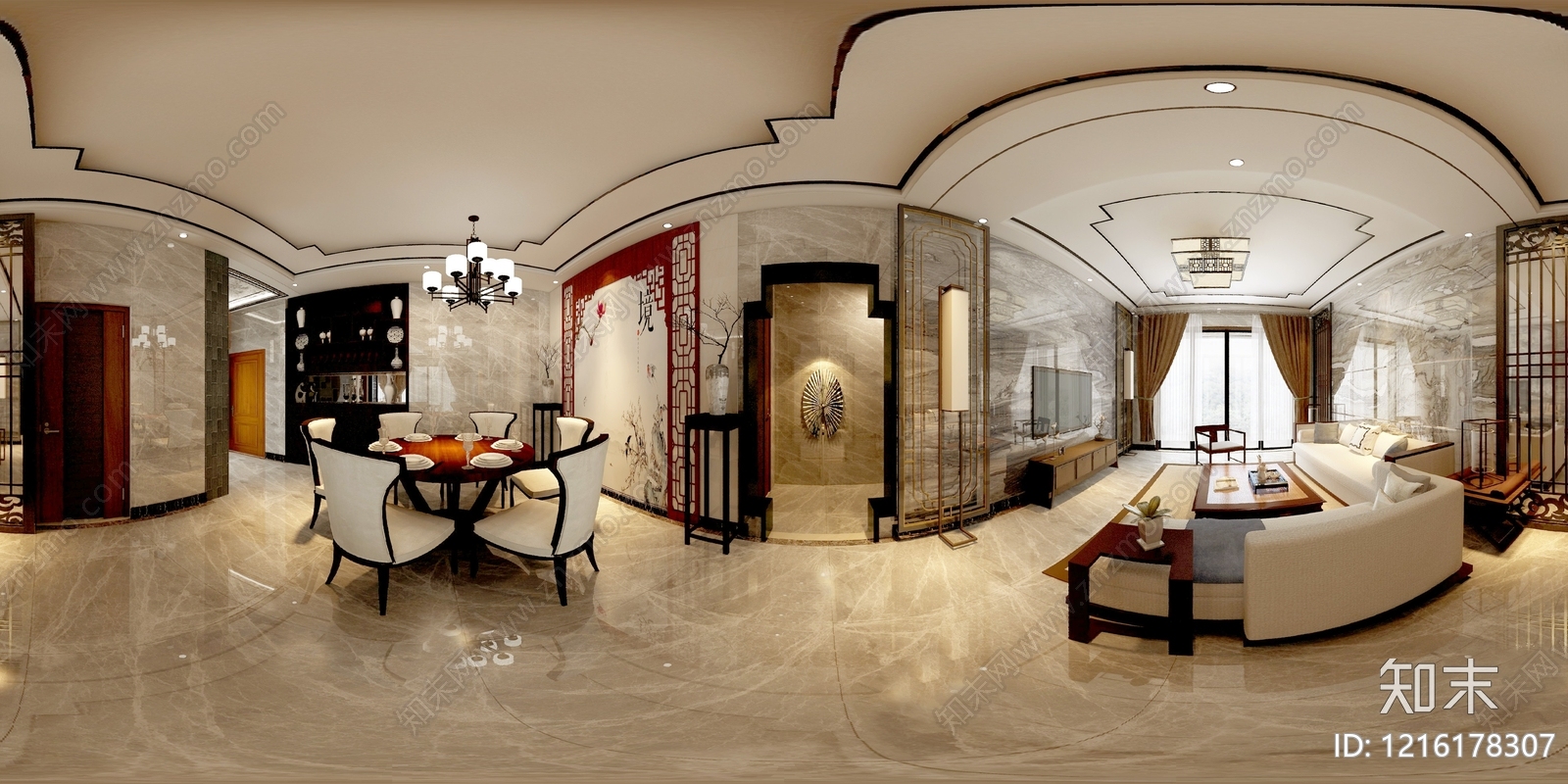 现代室内HDR贴图下载【ID:1216178307】