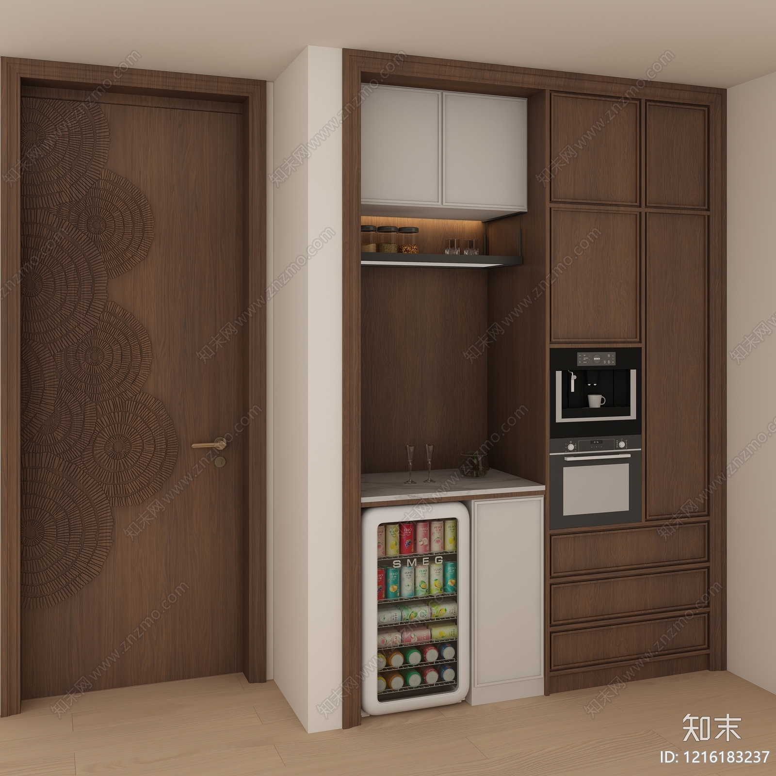 现代简约其他柜子3D模型下载【ID:1216183237】