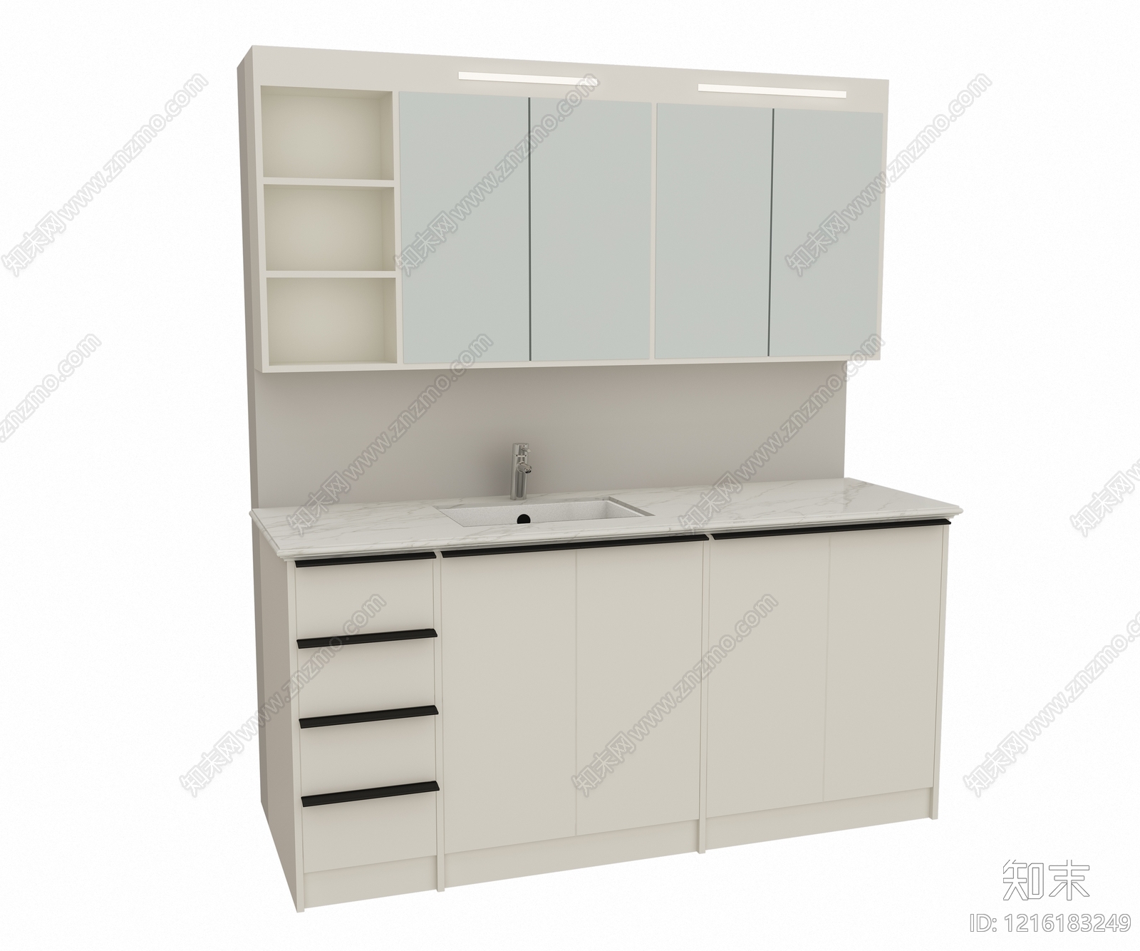 现代简约其他柜子3D模型下载【ID:1216183249】