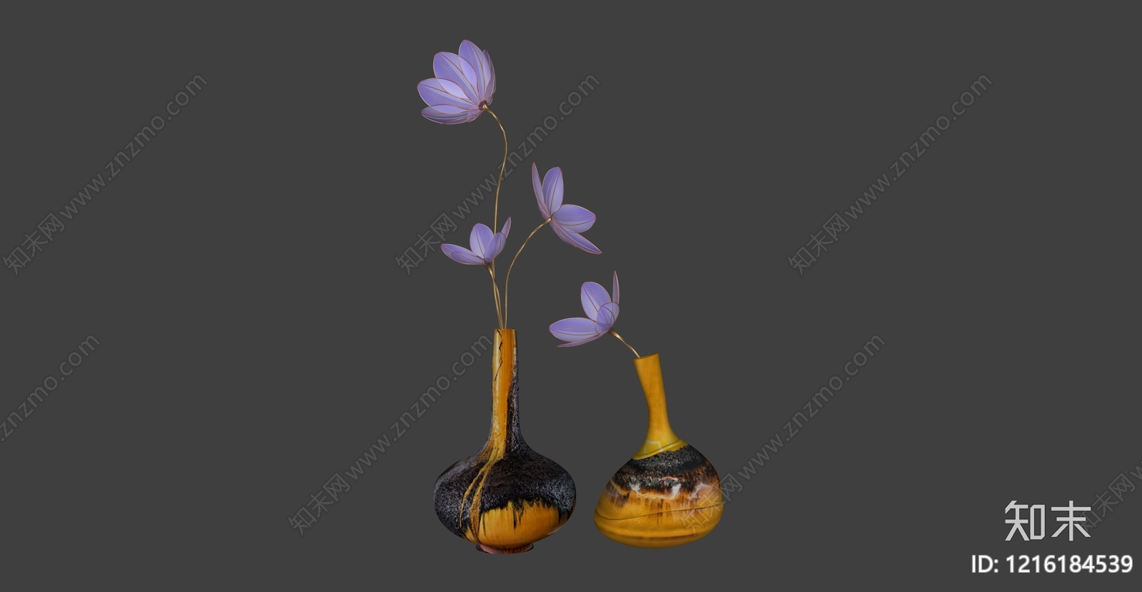 新中式花瓶SU模型下载【ID:1216184539】