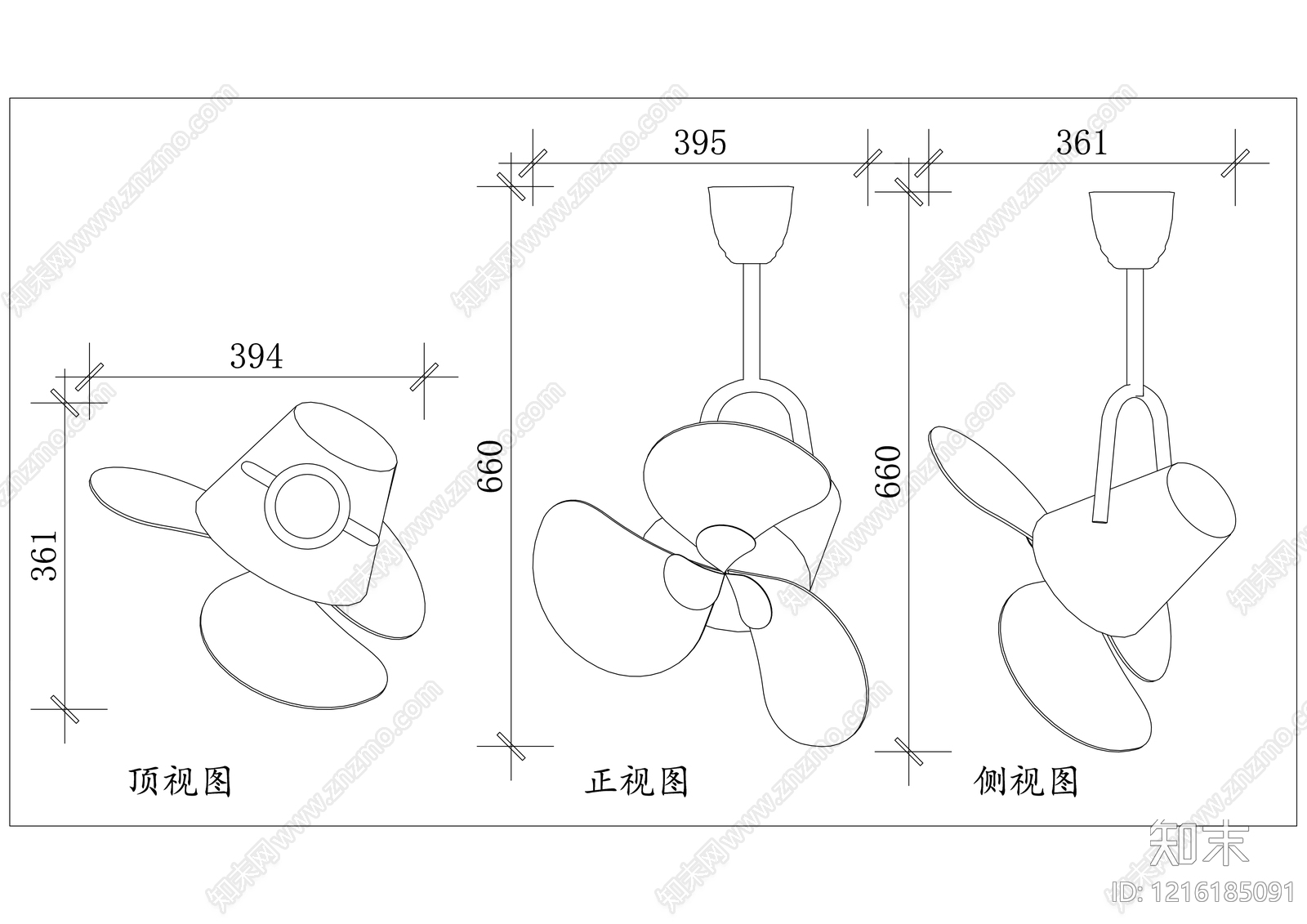 电器三视图施工图下载【ID:1216185091】