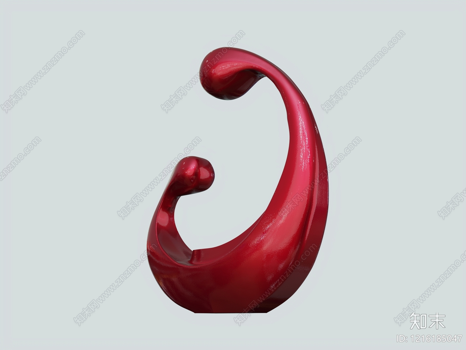 现代极简雕塑摆件3D模型下载【ID:1216185047】