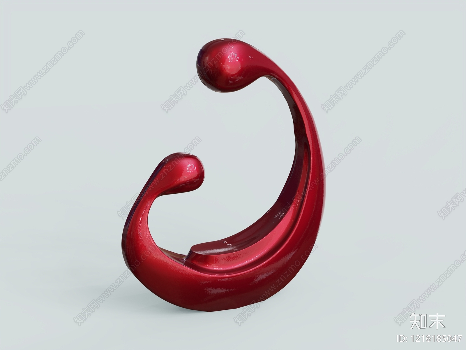 现代极简雕塑摆件3D模型下载【ID:1216185047】
