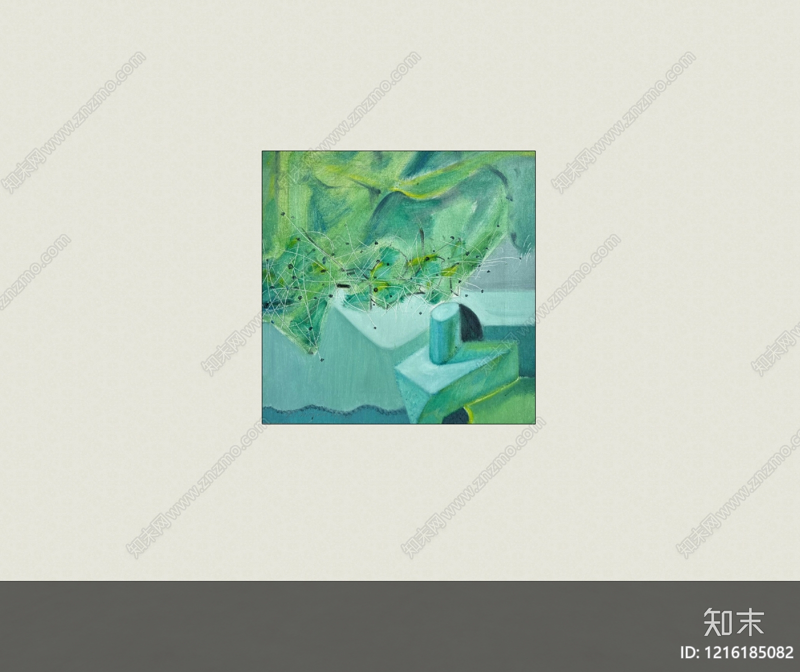 极简挂画SU模型下载【ID:1216185082】