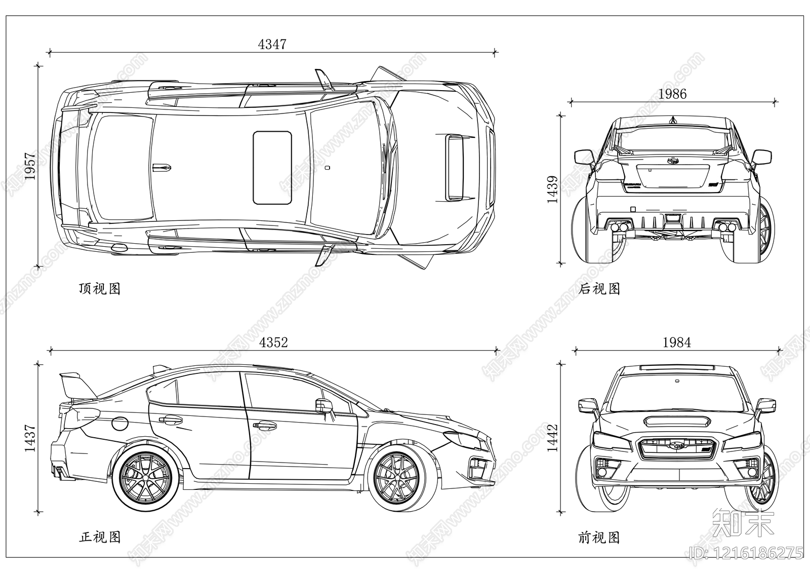 现代交通工具图库施工图下载【ID:1216186275】