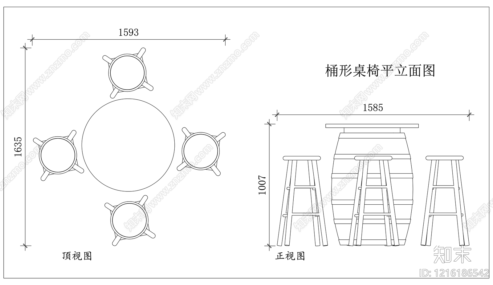 现代家具图库施工图下载【ID:1216186542】