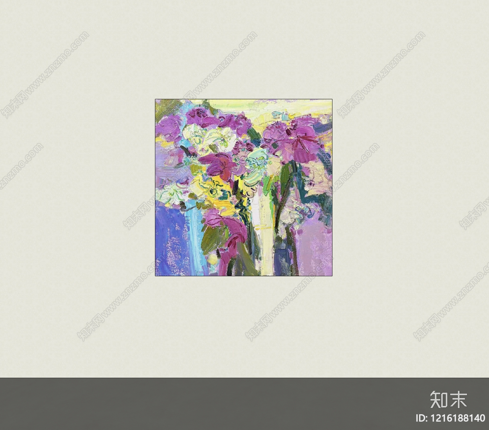 奶油风挂画SU模型下载【ID:1216188140】