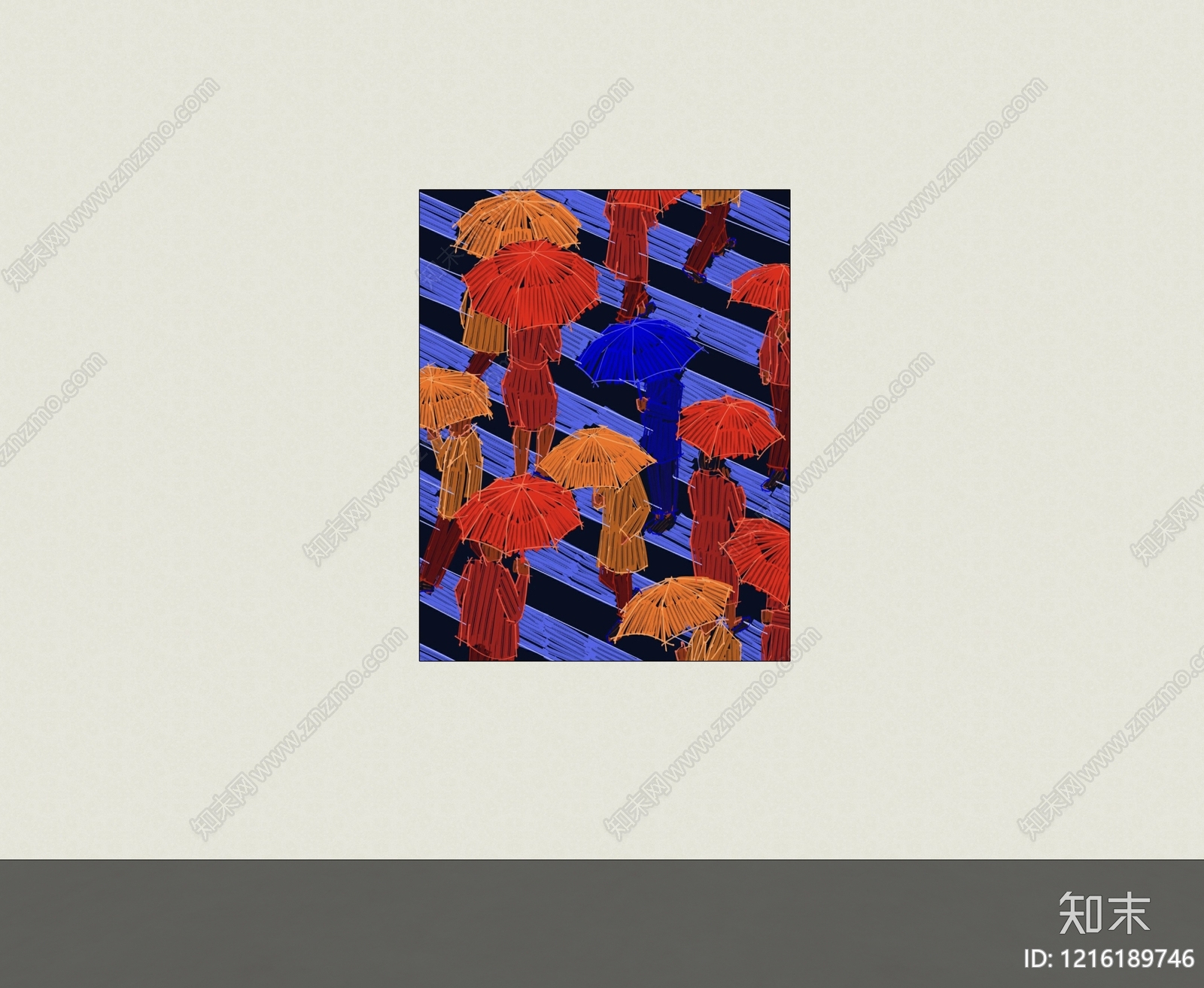 波普艺术挂画SU模型下载【ID:1216189746】