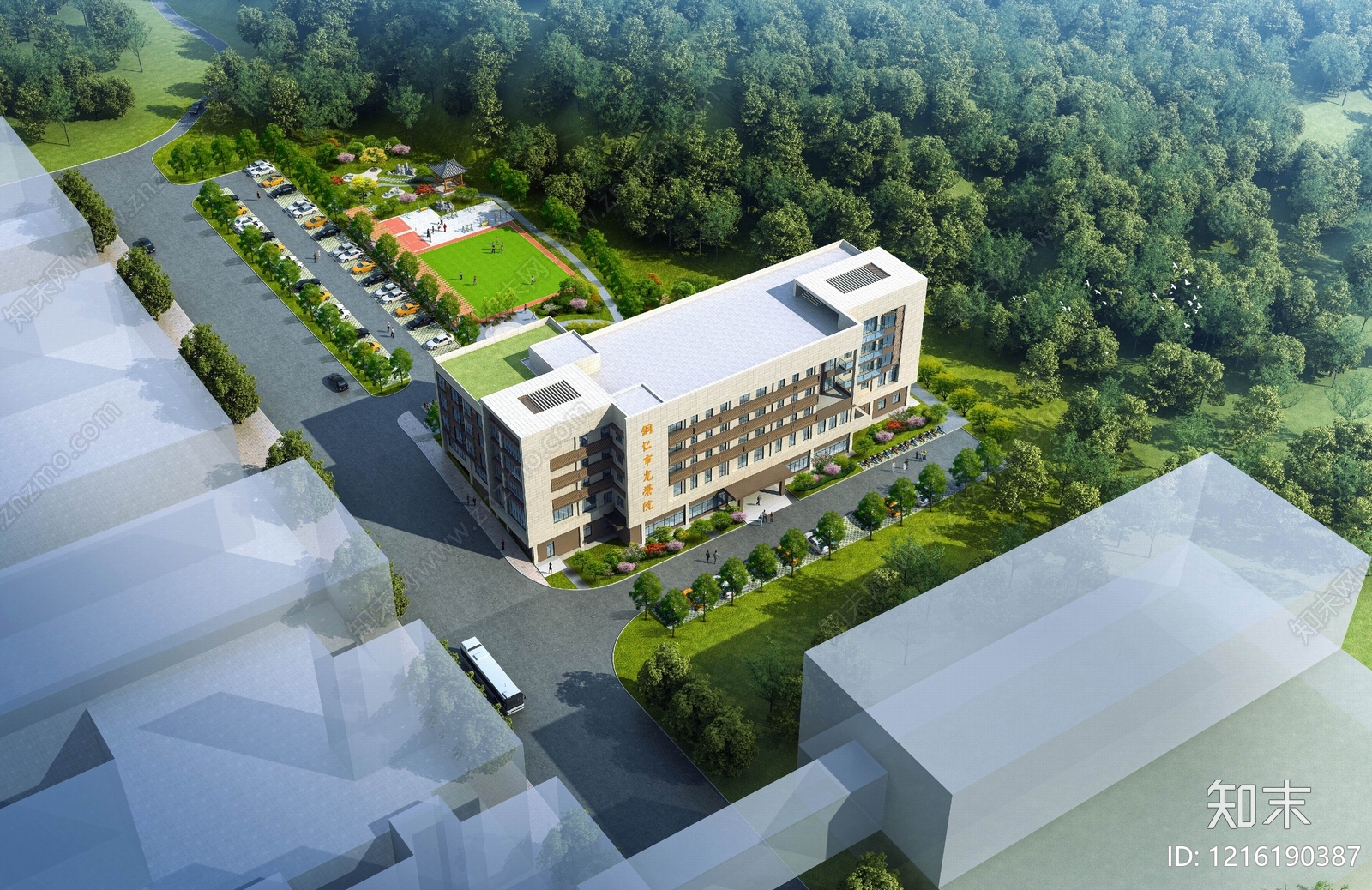 现代医院建筑下载【ID:1216190387】