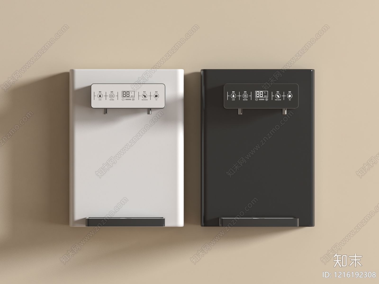 极简饮水机3D模型下载【ID:1216192308】