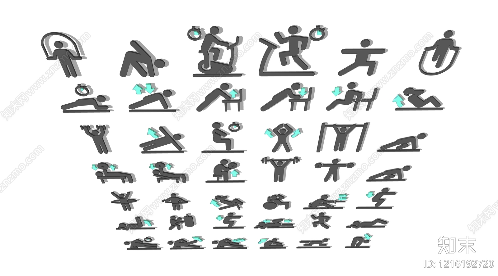 极简主义挂件SU模型下载【ID:1216192720】