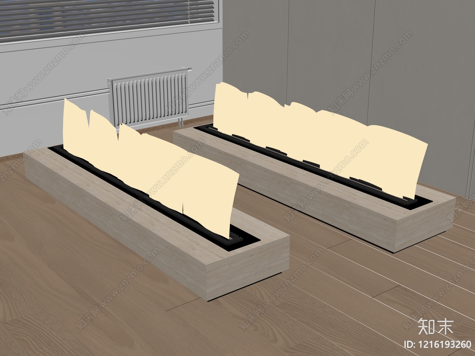 现代简约壁炉SU模型下载【ID:1216193260】