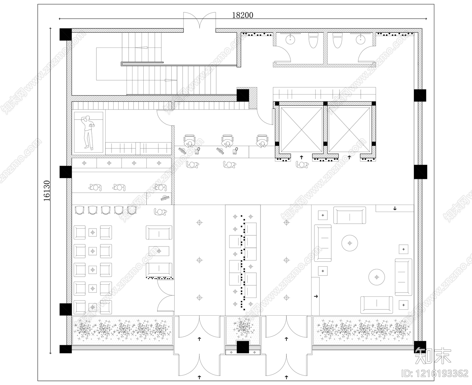 工装平面图施工图下载【ID:1216193362】