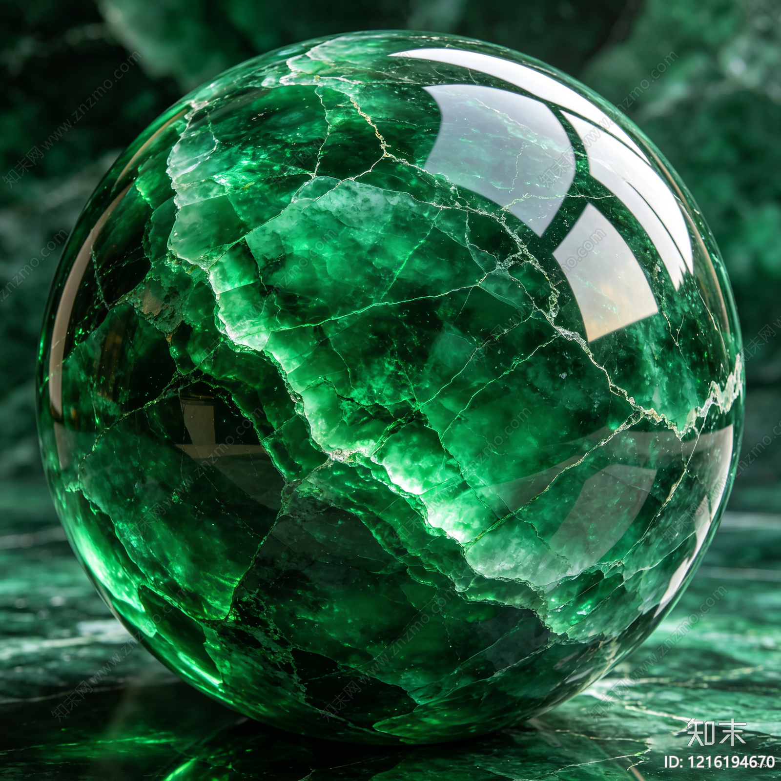 现代绿色奢石贴图下载【ID:1216194670】